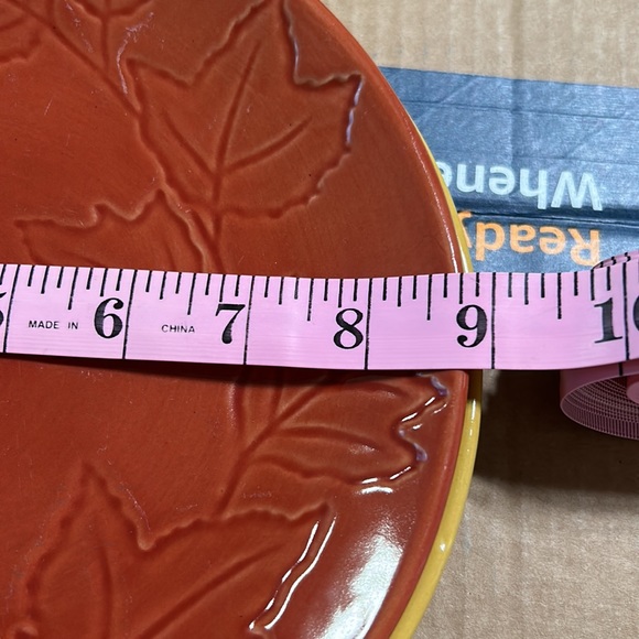 2 Super cute leaf 🍁 pattern plates - Picture 6 of 6